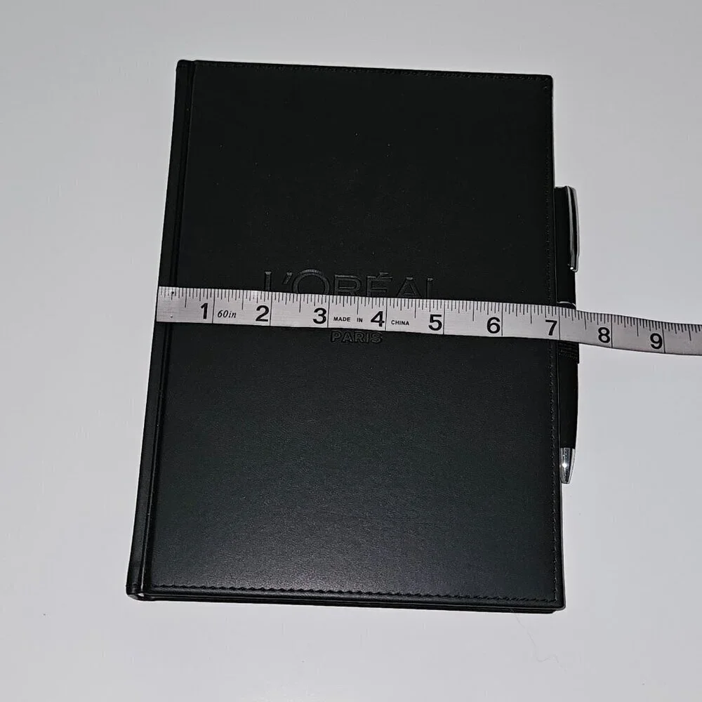 L'Oreal Professionnel Paris Black Journal Pen Set Book Lined Pages NEVER USED